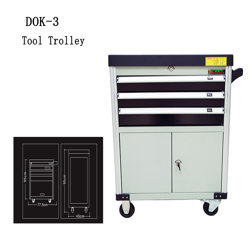 3-Drawer Gray Tool Storage Cab - Auto Repair Shop Warranty review and price